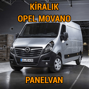 kiralık opel movano panelvan